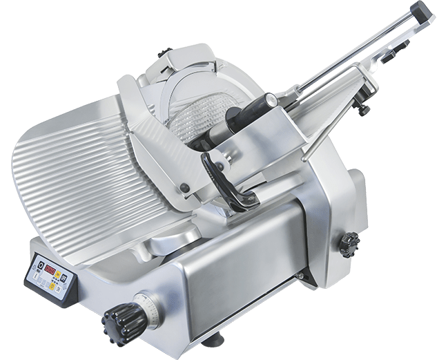 9 Manual Gravity Feed Meat Slicer Semi-Automatic Commercial